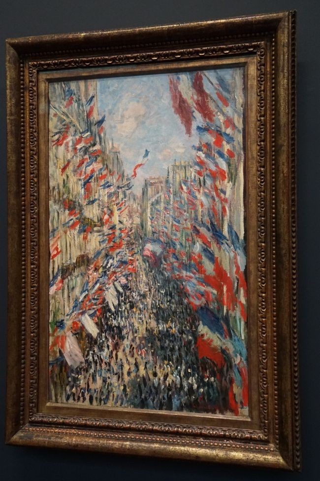 クロード・モネ モントルグイユ通り、1878年6月30日の祝日 F4