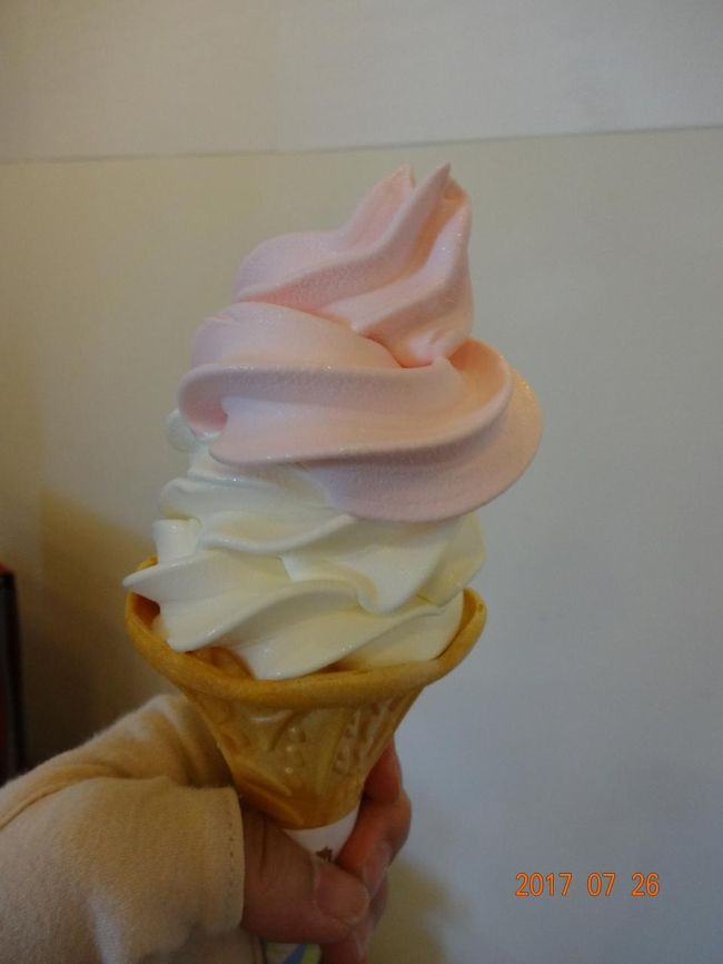 お腹空いていないので　ソフトクリーム