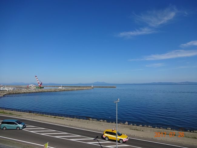 屋上から　海の眺め