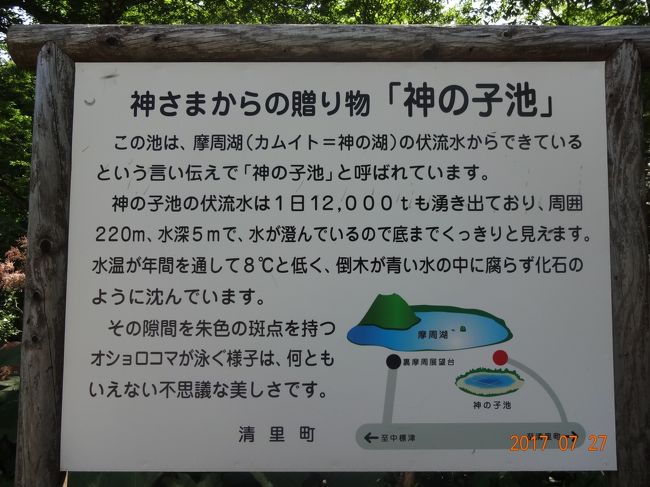 次は　神の子池<br /><br />ここは　旅友から教えてもらい　ネットで調べる