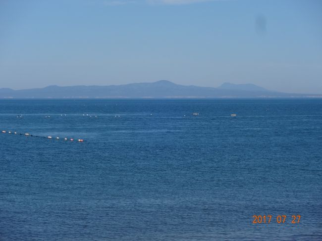 トドワラへ　<br />途中の海が見えるスポット