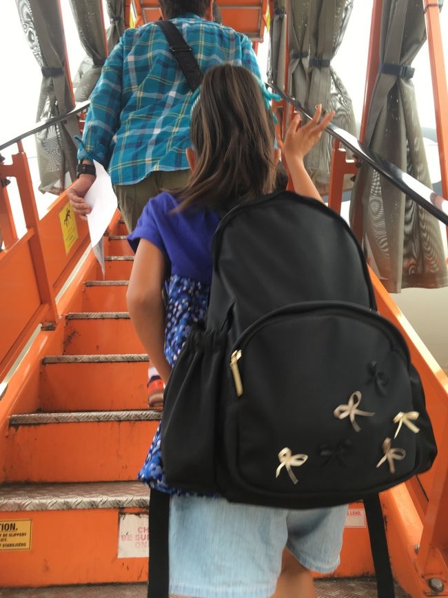 お約束、、笑<br />タラップ。笑