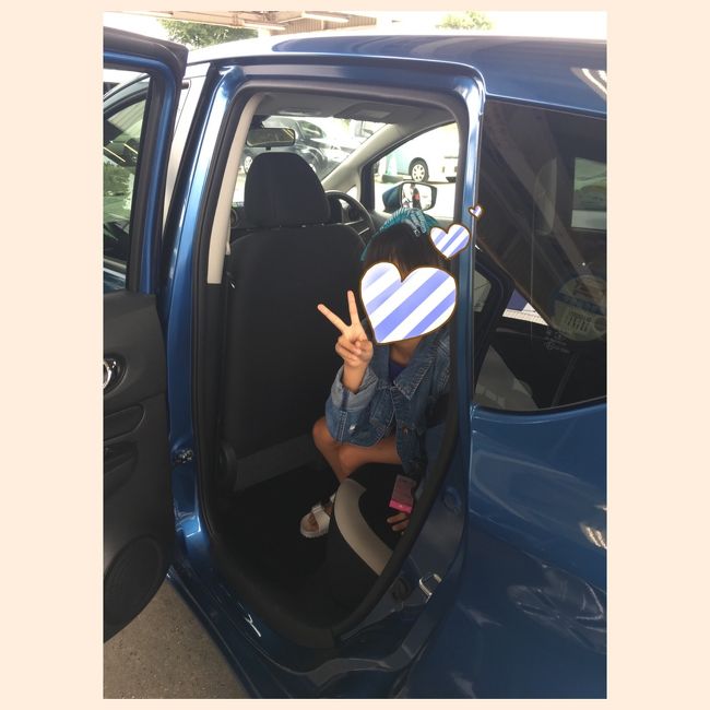 日産NOTEをレンタカー。