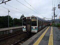 翌朝は、10分ほど歩いて元善光寺駅から飯田線に乗車