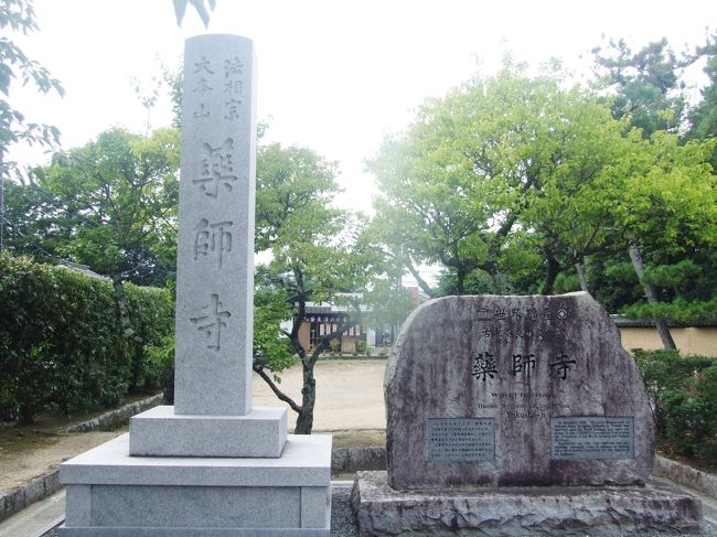 平成１０年（１９９８）「古都奈良の文化財」として世界遺産リストに登録<br /><br />「古都奈良の文化財」　<br />　・国宝建造物があり、敷地が史跡にしていされている資産<br />　　　東大寺・興福寺・春日大社・元興寺・薬師寺・唐招提寺<br />　・特別史跡・特別天然記念物に指定されている資産<br />　　　平城宮跡・春日山原始林<br />　　以上８つの資産全体がひとつの文化遺産として登録