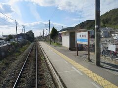 14:29　撫養駅（むや）に着きました。（徳島駅から32分）