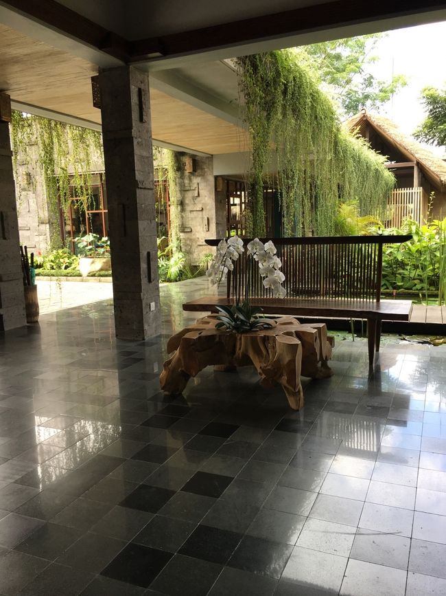 今日から2泊は、テガラランの新しいホテルのテジャプラナリゾートに泊まります。昼食後、ウブドのスーパーで飲み物を仕入れて、ホテルに到着です。