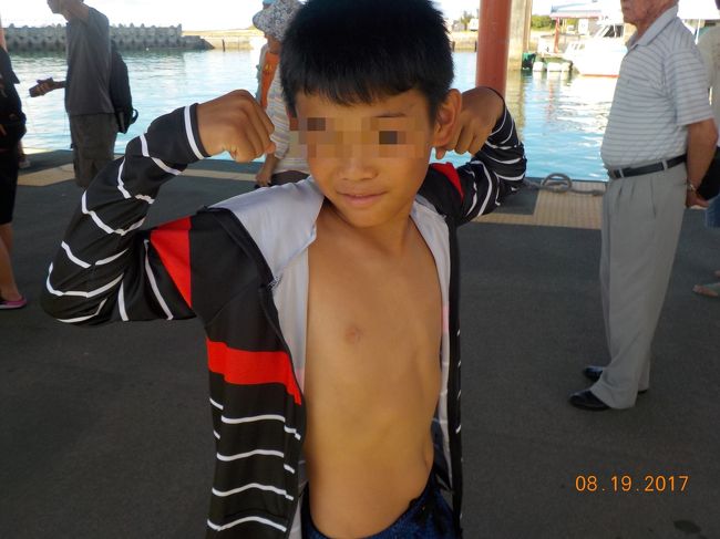 西表島に到着するころにはすっかり元気