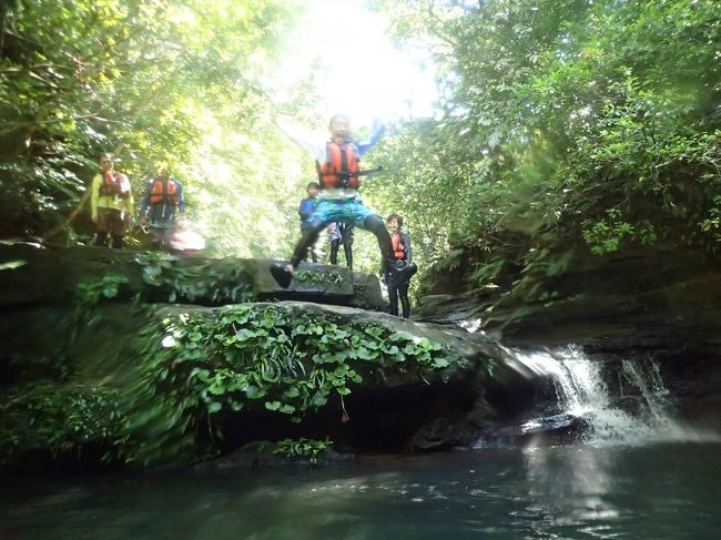長男もダイブ！