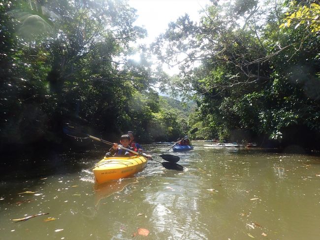 帰りもカヌーに乗って川くだり。<br />少し日射しも柔らかくなって気持ちよかったです。<br /><br />