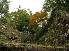 養老の滝から、下道を走り約３時間。郡上八幡に辿り着いた。
城山公園駐車場に駐車料金1,000円を支払い、早速郡上八幡城へ。

流石、山城というイメージにぴったりの野面積みの石垣が出迎えてくれた。