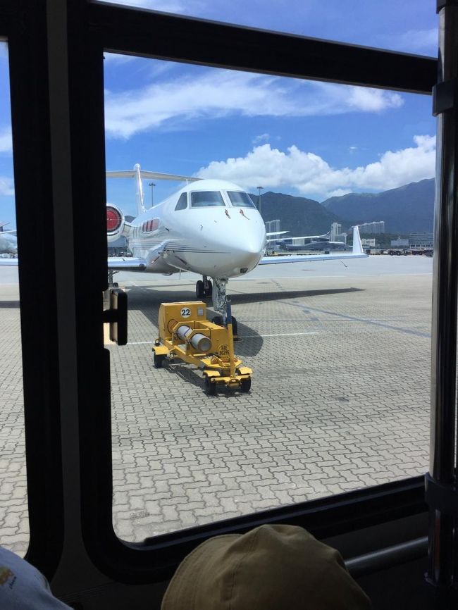 プライベートジェットが駐機してあったりして楽しい。