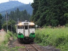 14：05発のＪＲ只見線に乗車します