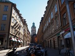 ガムラスタンの北西あたりから大聖堂をながめて。