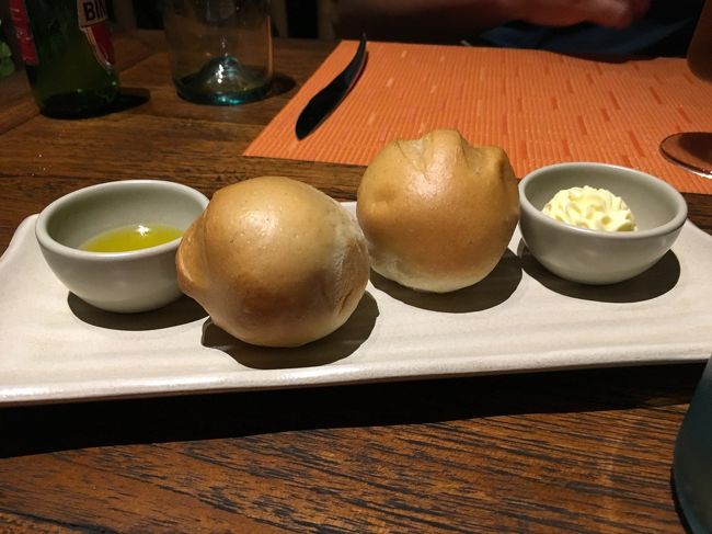 サービスのパンです。温かくて美味しかったです。