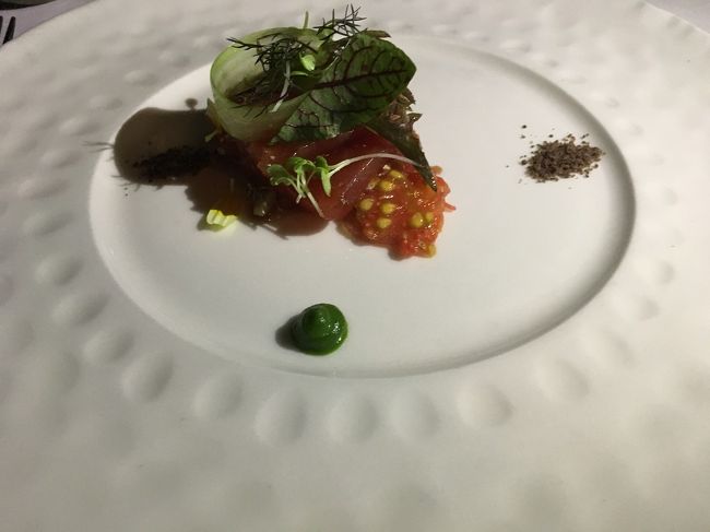 マグロ 付け合わせの粉がお醤油と何かだそうです。