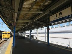 9:00三原着
9:11三原発和気行

前の列車は糸崎行ですが、この列車の始発が三原なので三原で乗り換え。
福山⇒倉敷が初乗車