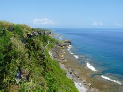 ワジー（湧出）の展望台から、海岸線がきれい。