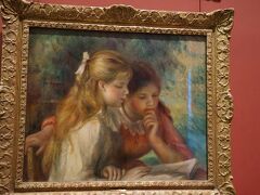 ここからの3点はルーヴル美術館でみたルノワールの作品です。ルーヴル美術館にも印象派の作品が少しですが展示されています。
「読書」1890-1895年