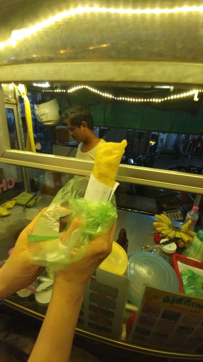 カンボジア流バナナパンケーキ