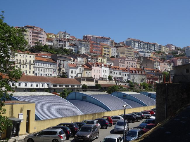 ただ、街は丘になってまして、目指すコインブラ大学は丘の上になります。石畳の坂道はものすごく疲れます(>_<)