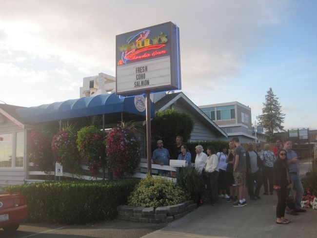 お目当てのシーフードレストランがあります