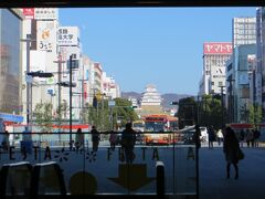 姫路駅到着　
駅の真正面に　姫路城！　

近そうだけど　タクシーに乗りました
腰を痛めていて　あまり歩けない人がいたので・・・