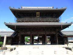 長濱八幡宮から歩いて10分ほどのところにある大通寺にも立ち寄りました。大通寺は阿弥陀如来を本尊とする真宗大谷派の寺院です。立派な山門をくぐると、その先には伏見城の遺構とされる本堂や大広間があります。