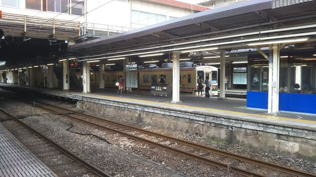高崎駅で隣のホームに珍しく107系(?)が入ってきたので思わず写真を撮りました。<br /><br />写真とは関係ありませんが、最近「軽井沢－横川」間のバスが混んでいて、今回も補助いすを使う程でした。<br /><br />需要はそれなりにありそうなので、バスじゃなくて列車を走らせて欲しいものです。