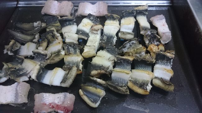 西面で食べた鰻塩焼