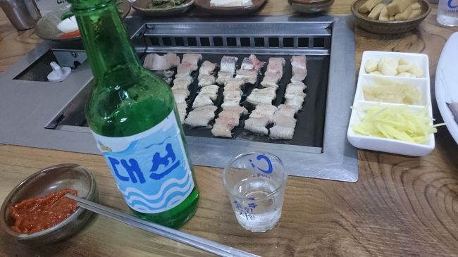 鰻塩焼き<br />デソン焼酎、微妙に飲みやすかった