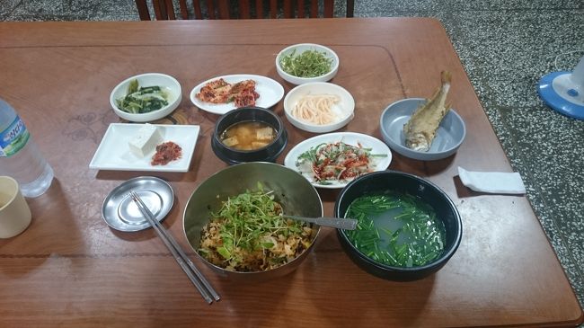 西面の河東チェチョプク<br />しじみスープ定食<br />相変わらず美味しい