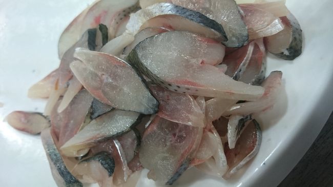 チャガルチ市場<br />鮑コースの一品<br />セゴシかな？