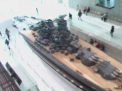 戦艦「大和」１０分の１の模型の全景