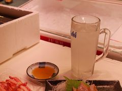 のどぐろの炙りとカニ足でレモンサワーを一杯。。
ああ、だって見てたら食べたくなっちゃったんだもん。。

でも美味しかったからいいのです！最高なのです！