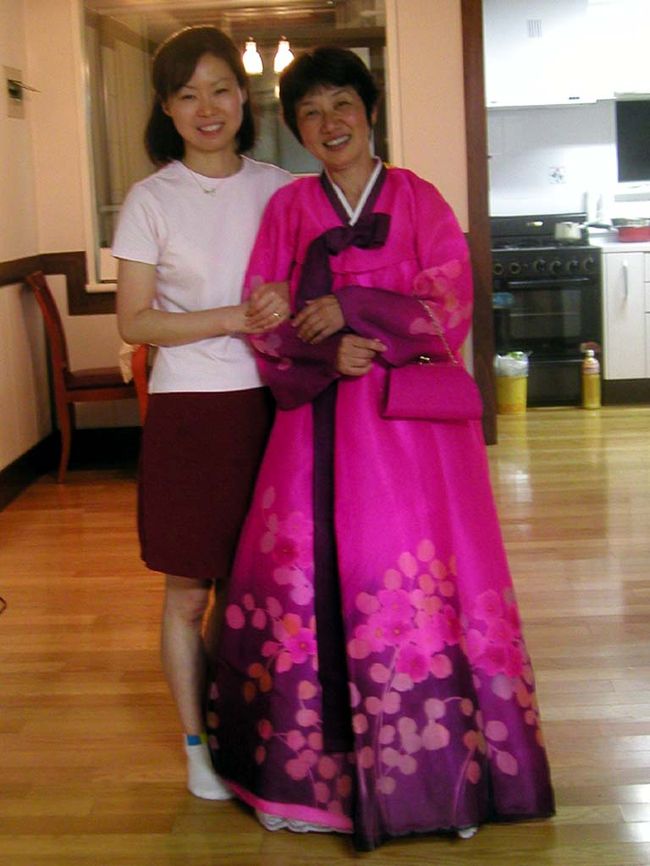 奥さんの晴れ着を消せていただく。