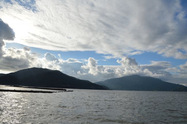 そして日本海を見てみよー。と向かったものの、<br />これも天気が悪くて微妙な感じだった。