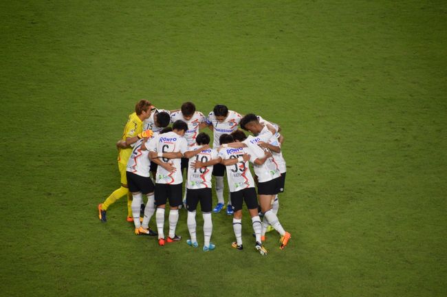 そして、やっぱりスタジアムで応援するのは面白い。