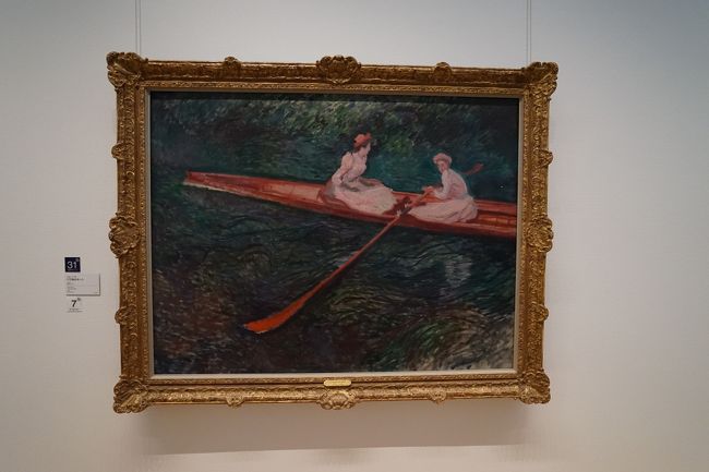 クロード・モネ、「Young Women in Boat」、厳選