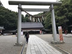 光圀公と斉昭公をまつる常盤神社へ

