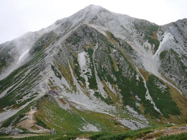 一の越山荘まで下りま～す。