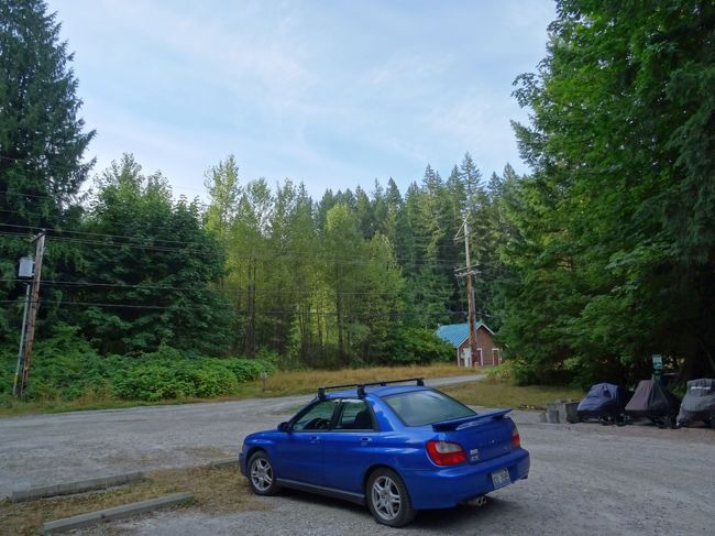 今日はシアトルに戻る日．ちょっと曇っているが山を歩くべく向かう．