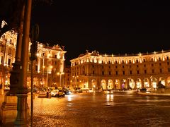 ローマの共和国広場へ到着したのは２２時半ごろ。

ここからホテルへタクシーで。
３０ユーロ弱。
無事にもどることができました。

明日はイタリア最終日。
おやすみなさい。