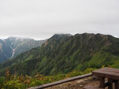 種池山荘からの針ノ木岳、朝のうちは少しガスっぽい( ;∀;)

まだ登ってはいない針ノ木岳にも是非チャレンジしたいです！