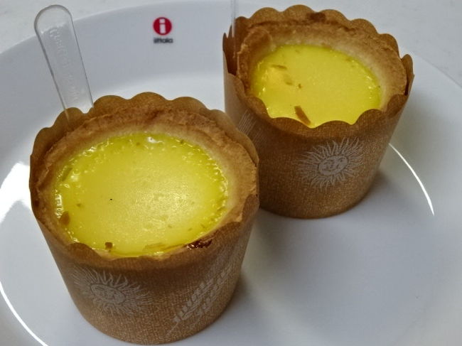 次はこちら。こちらもエッグタルトです。１個８．５ＨＫＤ。