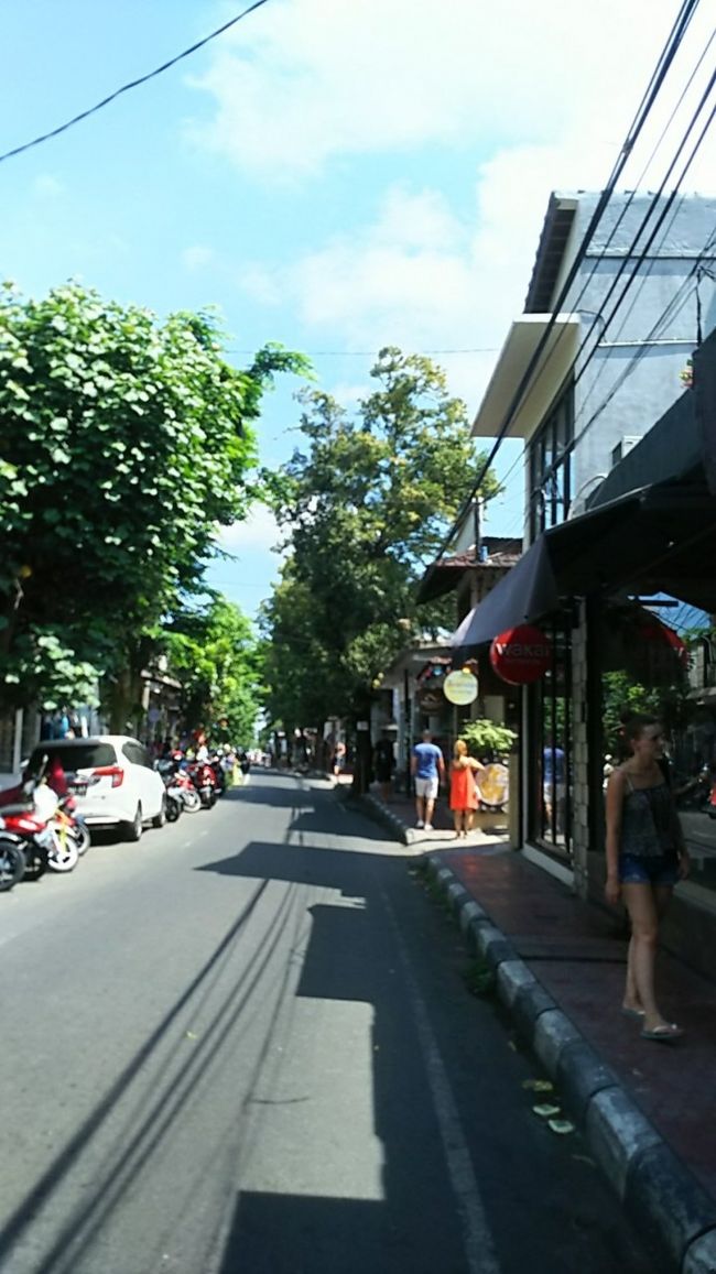 （2日目その２からのつづきです）<br /><br />Ibu Oka3 でバビグリンを食べ、細い道を通ってラヤ・ウブド通りに出て、左に進んで少し歩くとハノマン通りがあります。<br /><br />ここらでそろそろ現金をおろしたいな…この後バリ舞踊のチケット買うのにルピアがギリギリだな…思っていたのですが、なるべく危険を避けるために銀行併設のATMをとキョロキョロしていたものの、なかなか無くて。ただのATMボックスならたくさん見かけたんですが。<br />ラヤ・ウブド通りにそれらしい銀行ATMがありましたが、並んでいたので時間がもったいなくて見送ってしまいました。結局、コレが原因でルピアをおろせずに夜になってから両替所で円→ルピアに両替しました。<br />また、後日他のATMを使う機会がありましたがどうやら PLUS方式の国際カードが使えなかったみたいでまた結局日本円からの両替でルピアをゲットしました。<br /><br />