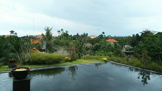 スパの入り口を入ったところからの眺め。<br />とても静かです。