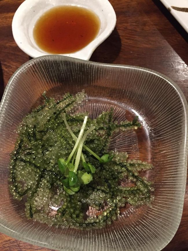 海ぶどう<br />コリッコリッで美味ー。