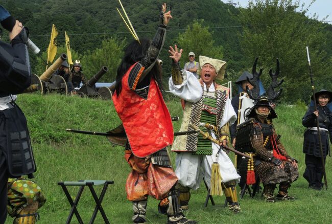 2017秋、関ヶ原古戦場(3/5)：笹尾山麓、合戦イベント、勝敗は