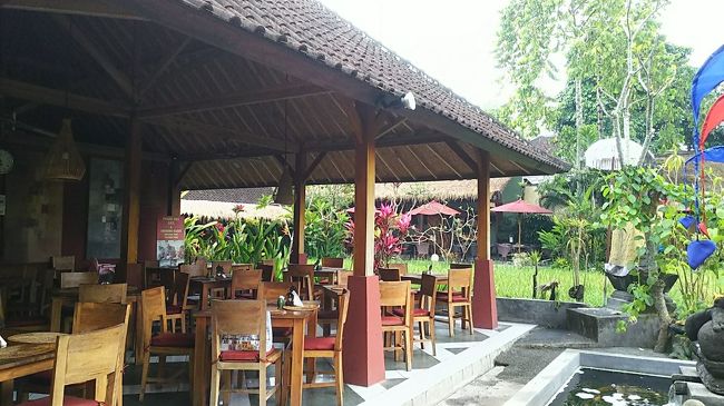 良いお天気～♪<br />カフェ脇の田んぼの向こう側にもカフェが見えます。